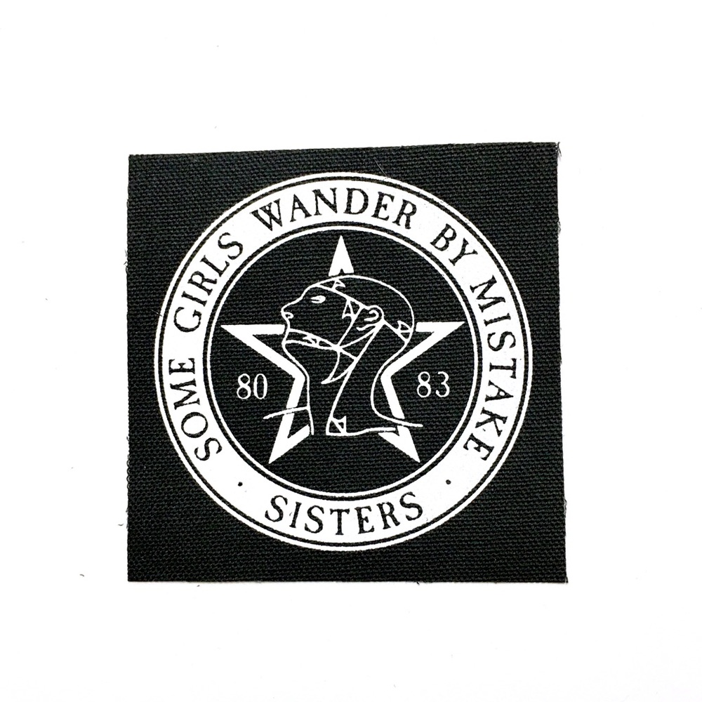 Sisters Of Mercy Screen Printed Canvas Patch
